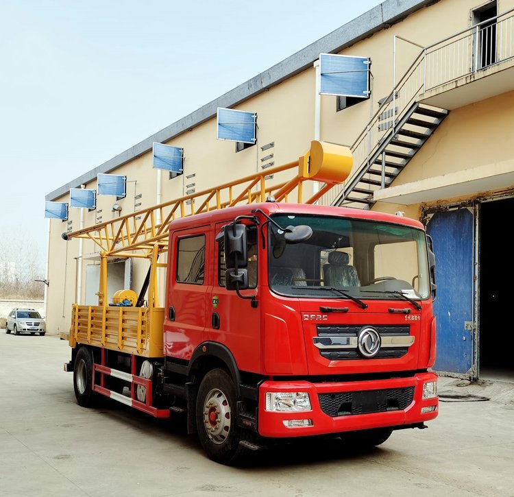 國六雙排四驅(qū)康明期6缸百米工程勘察汽車鉆機