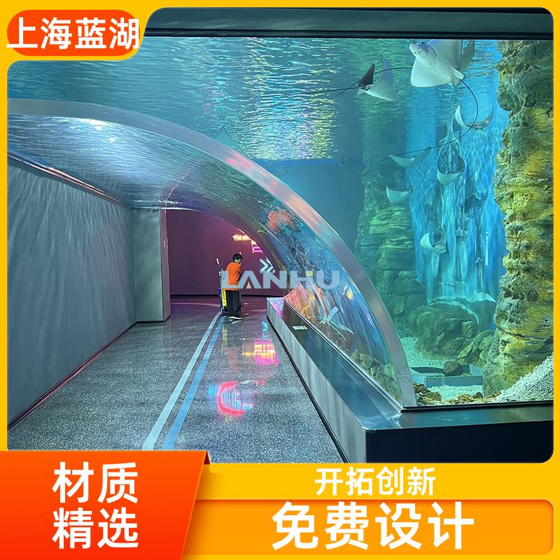 藍(lán)湖海洋館規(guī)劃水族館工程外形美觀高透光率專業(yè)團(tuán)隊(duì)