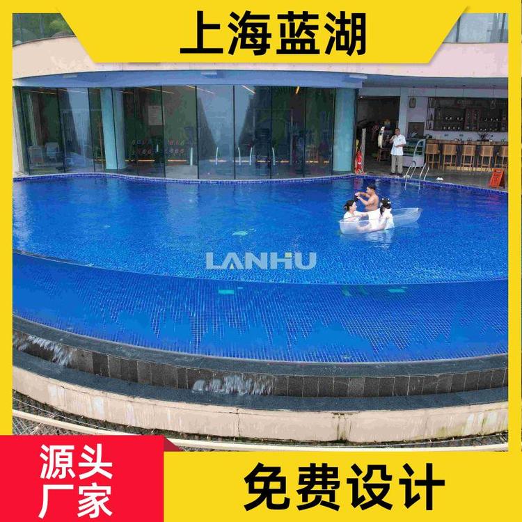 大型視窗酒店亞克力泳池承接水族工程按需定做藍(lán)湖