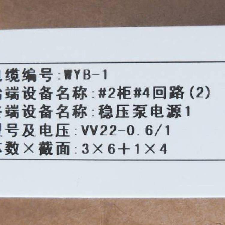 麗標碩方銘牌機適用標牌30*60雙孔ABS掛牌標簽