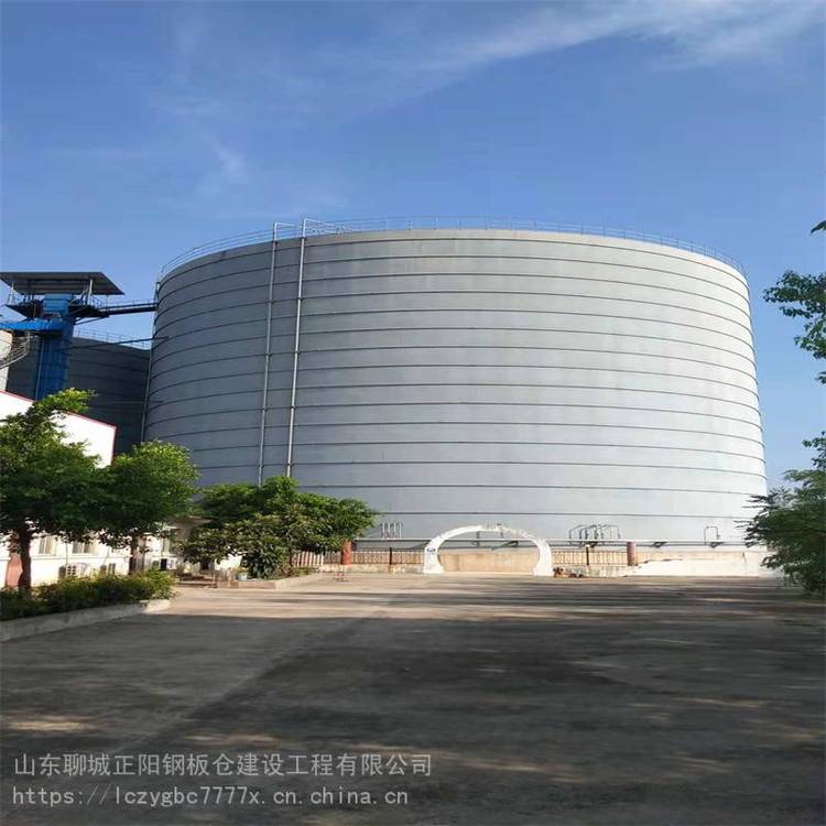 5萬噸大型粉煤灰倉設計建設落地式鋼板倉定制