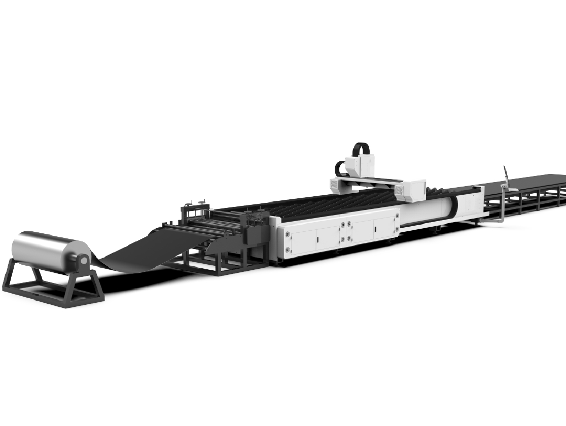 金屬卷料激光切割機(jī)開(kāi)卷激光切割下料生產(chǎn)線(xiàn)卷材激光落料線(xiàn)切割機(jī)
