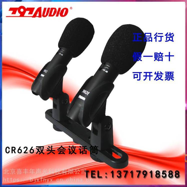 七九七音響797AUDIOCR626雙頭會議話筒合唱麥克風(fēng)傳聲器