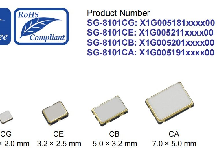 X1G005191005600SG-8101CA日本愛普生晶振貼片振蕩器無線模塊應(yīng)用