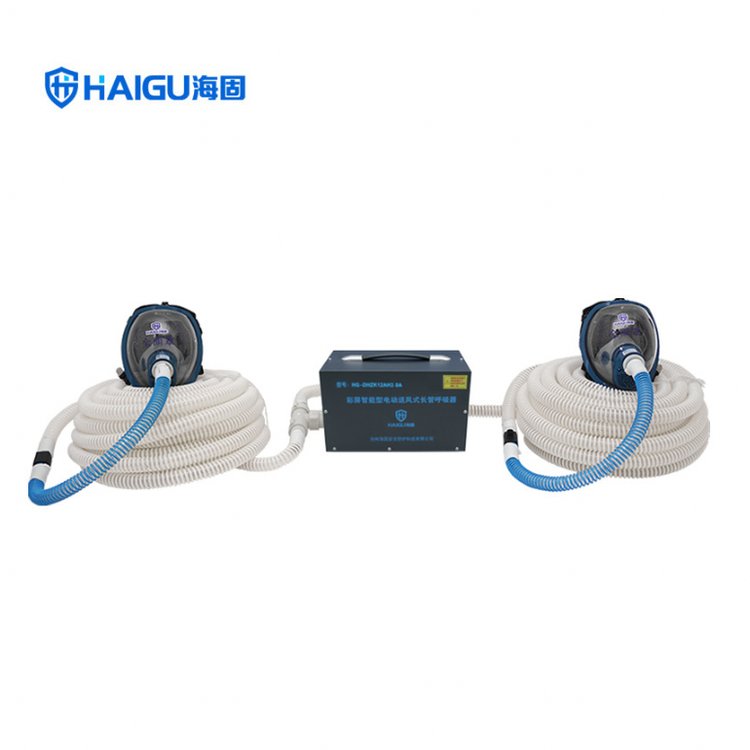 海固HG-DHZK12AH3.0A彩屏智能型電動(dòng)送風(fēng)式長管呼吸器雙人用