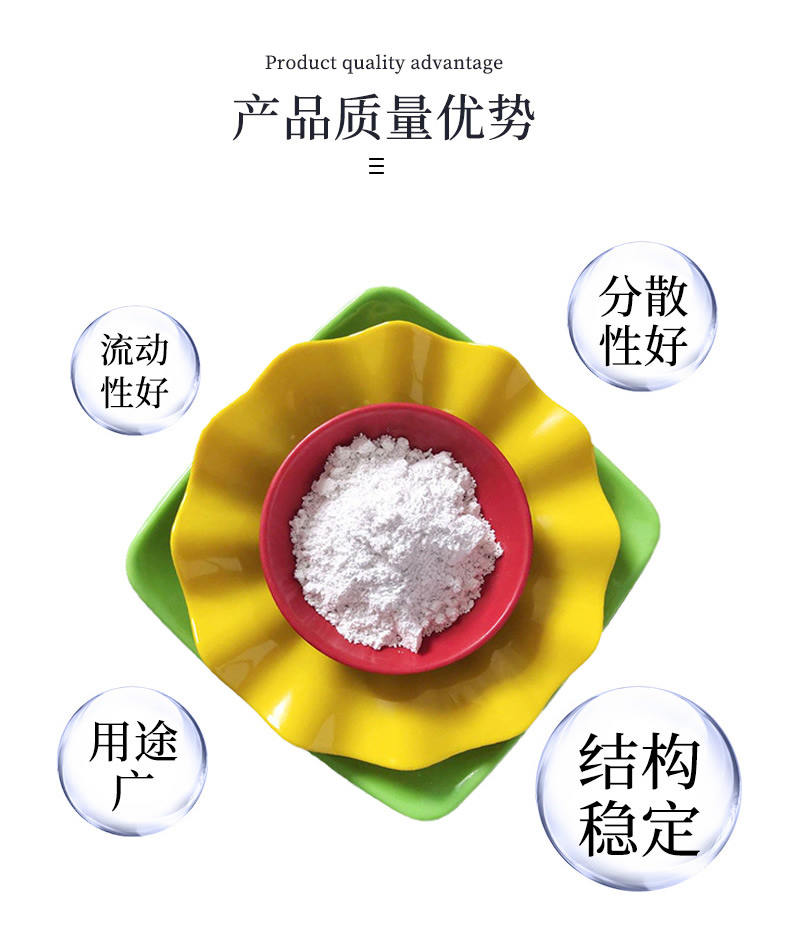 200\/3000目軟性復合碳化熔融高純白色活性超細球形硅微粉