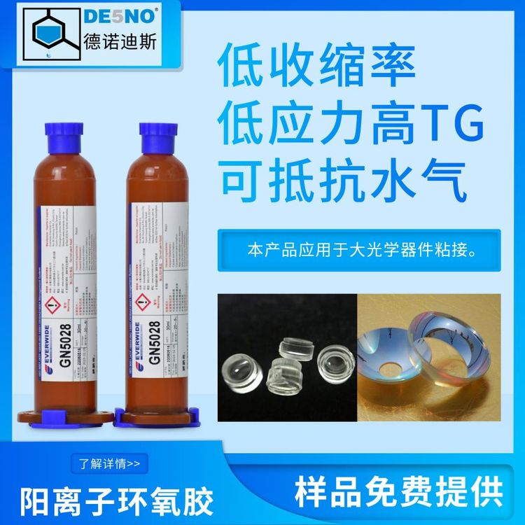 永寬膠水UV膠GN5028光學(xué)元件棱鏡填縫應(yīng)用高Tg低收縮現(xiàn)貨直供