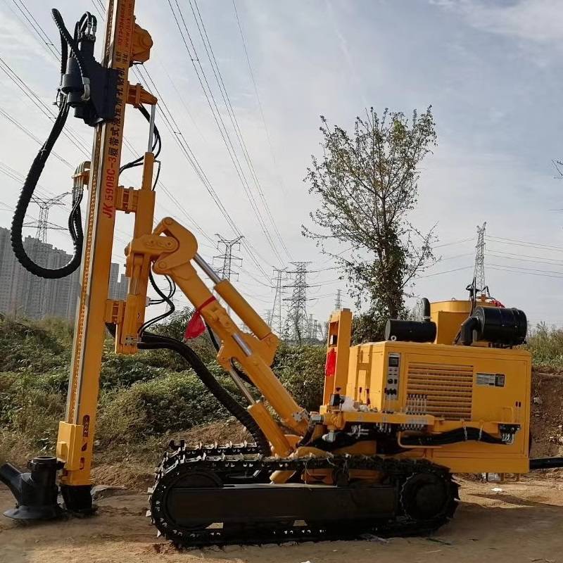 金科590帷幕灌漿鉆機(jī)金地錨固鉆車壽力空氣壓縮機(jī)操作簡(jiǎn)單