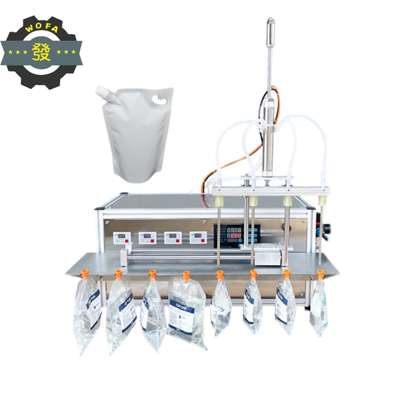 沃發(fā)WF-4ZL洗衣液4頭自立袋灌裝機袋裝豆奶下潛式灌裝設(shè)備質(zhì)保1年