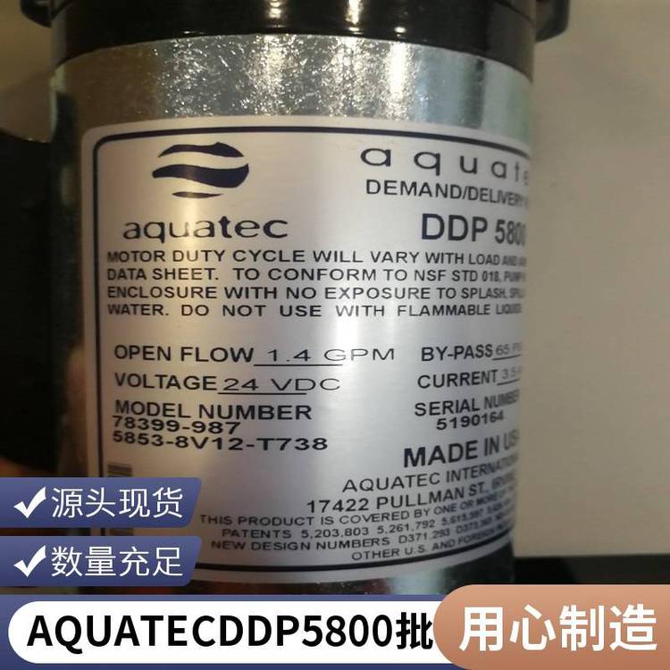 AQUATEC水泵DDP5800小型隔膜泵5853-2S67-B664