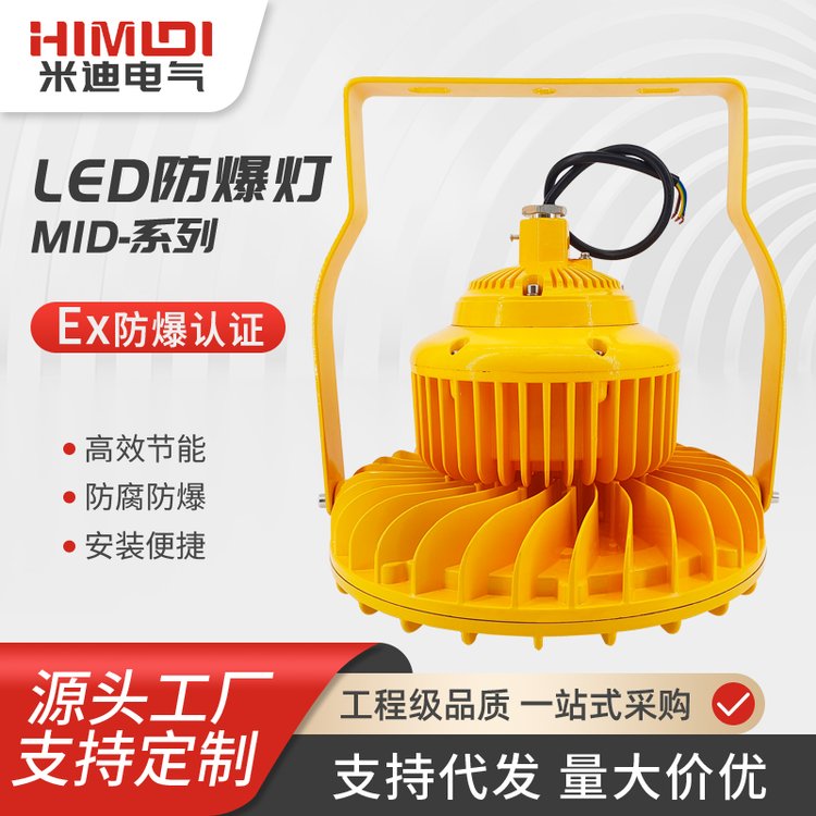 隔爆型LED防爆照明彎燈平臺(tái)燈護(hù)欄燈低壓DC12V\/24V\/36V外貿(mào)出口