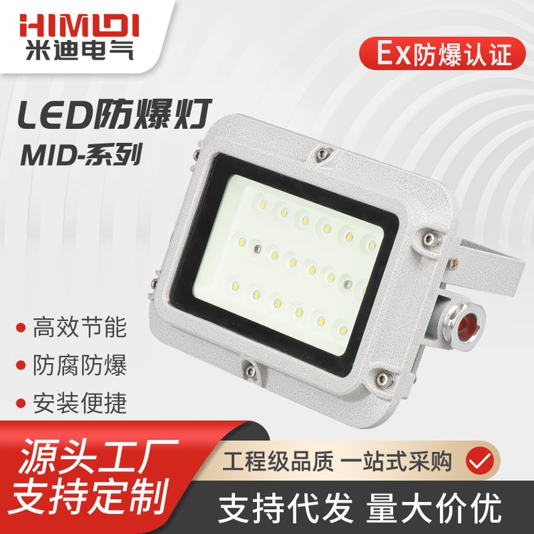 LED防爆燈冷庫燈防眩泛光燈管廊照明燈30W\/50W60W\/80W\/100W