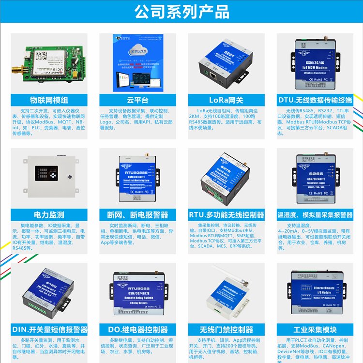 智慧車間SMT設(shè)備數(shù)據(jù)采集控制無線傳輸金鴿MxxxT