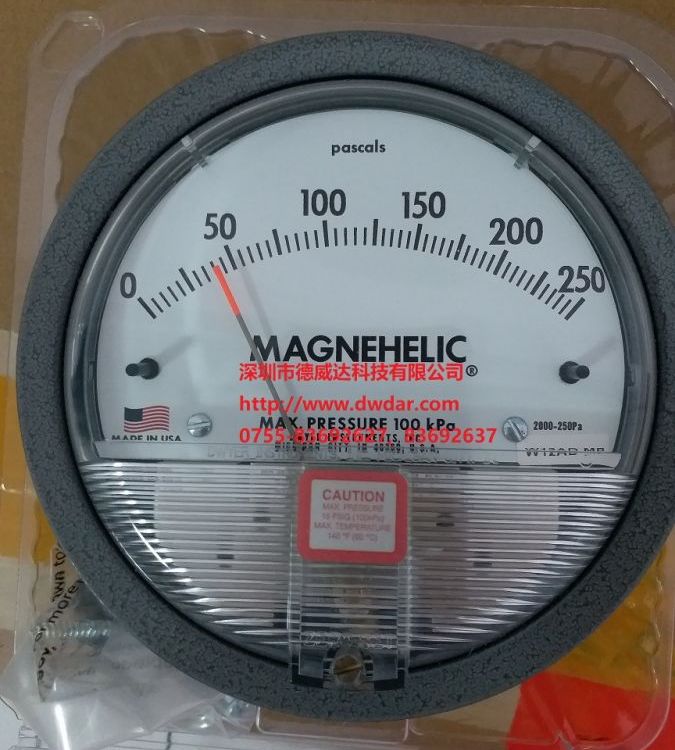 2000-250PA美國Dwyer德威爾MAGNEHELIC差壓表