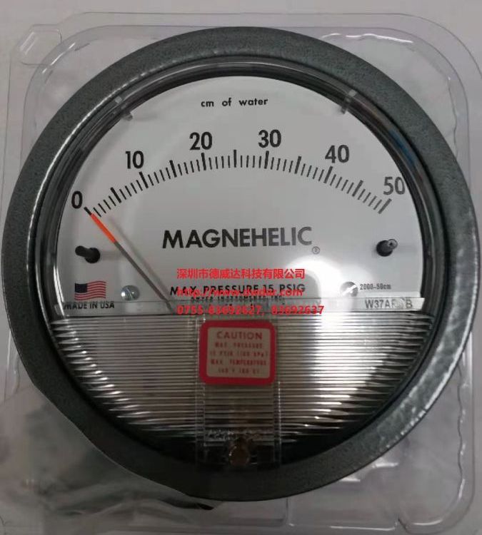 2000-25CM英制單位差壓表MAGNEHELIC美國德威爾產(chǎn)品