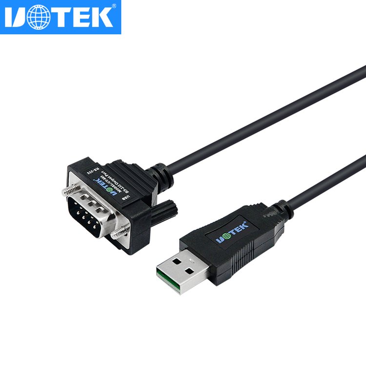 宇泰(UTEK)USB轉RS232轉換器USB2.0DB9轉接頭\/轉接線UT-883