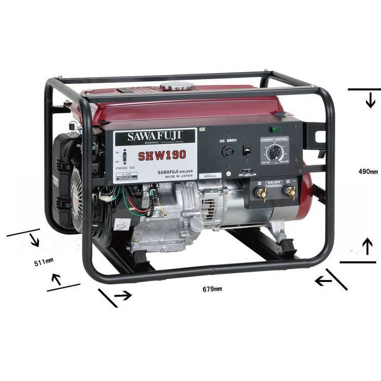 原裝日本澤藤本田汽油發(fā)電電焊機(jī)SHW190HB\/HBS