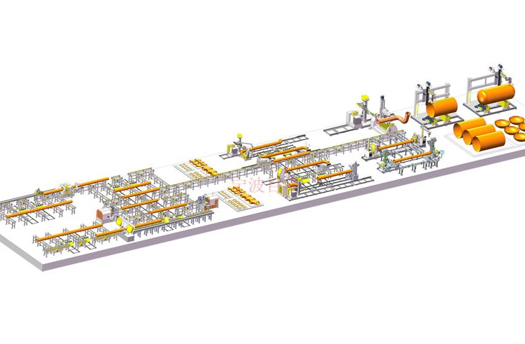 智能化管道預制車間及自動化管道預制生產線先進、高效