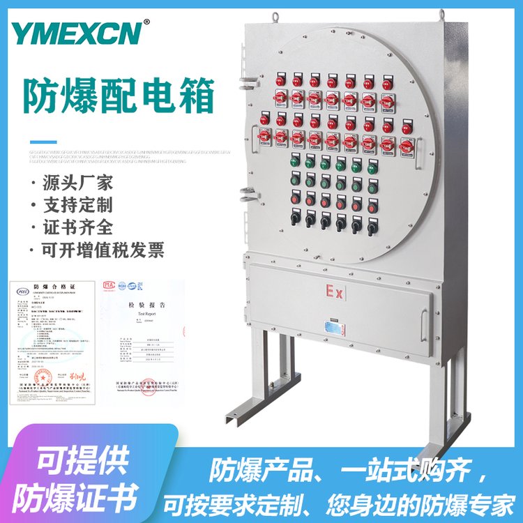 BXK防爆控制箱電機風(fēng)機水泵閥門動力控制柜戶外需加防雨罩