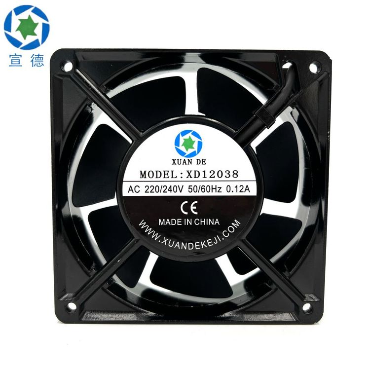 12公分交流220V-240V新能源專用120X120X38mm工業(yè)AC散熱風(fēng)扇