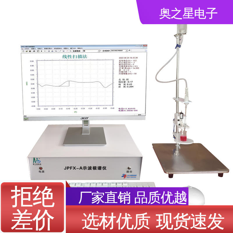 奧之星實驗室用極譜分析儀用于地質冶金環(huán)境監(jiān)測