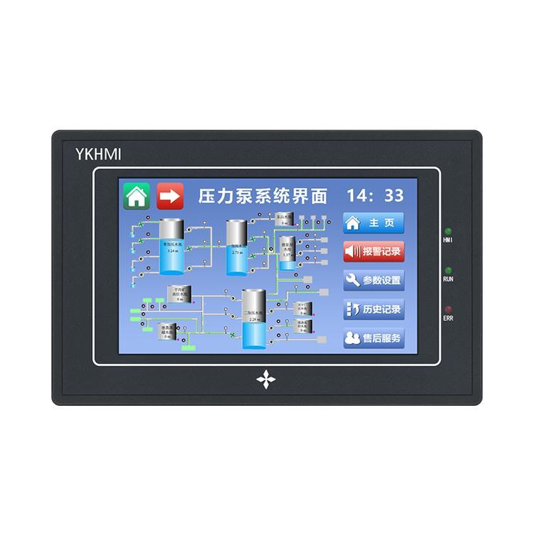 4.3寸觸摸屏PLC一體機(jī)中達(dá)優(yōu)控人機(jī)界面支持三菱FX1組態(tài)編程