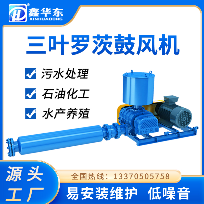 曝氣增氧機SR150三葉羅茨鼓風機50池塘養(yǎng)殖污水處理水泥氣力輸送