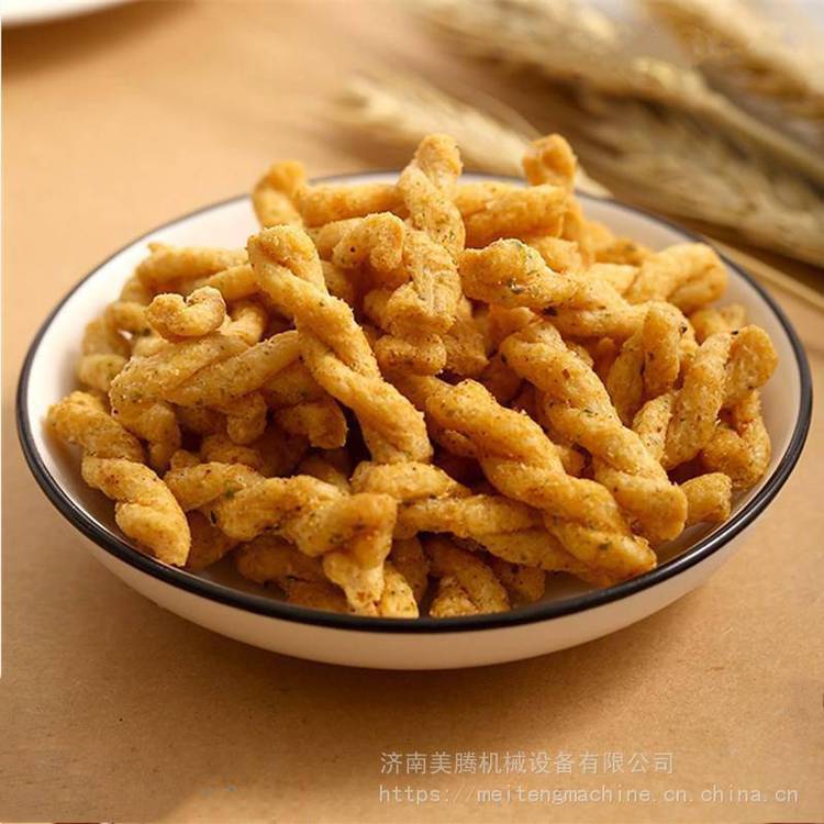 休閑零食膨化麻花加工設(shè)備網(wǎng)紅小吃氣泡鍋巴生產(chǎn)線