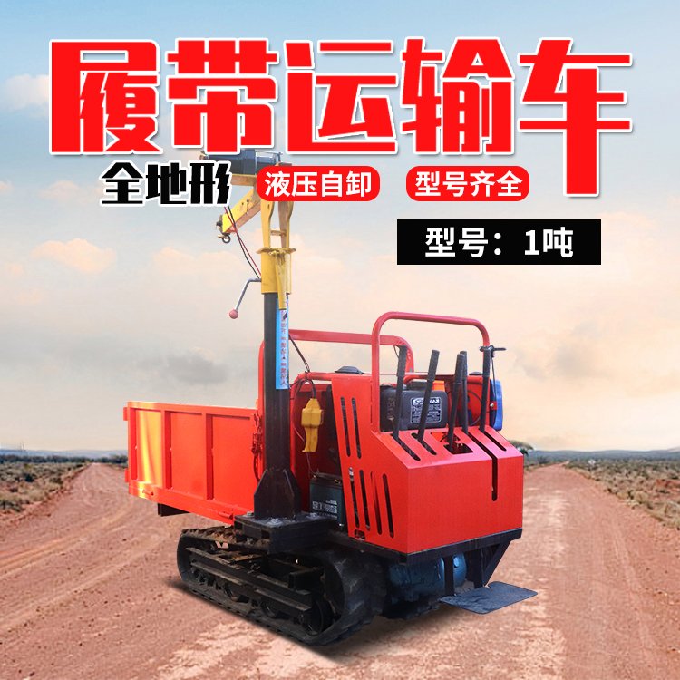 合創(chuàng)1-6噸小型履帶式運輸車爬山虎履帶車多功能履帶自卸車