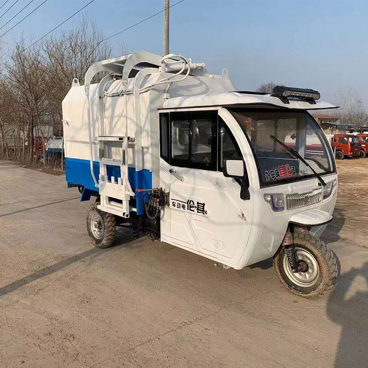 電動垃圾車小區(qū)街道生活垃圾清運(yùn)車側(cè)掛桶垃圾轉(zhuǎn)運(yùn)車