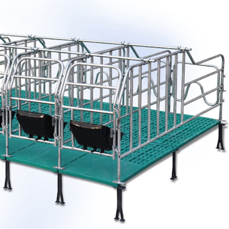 亞冠柵條式護欄可調節(jié)母豬產(chǎn)床豬用限位欄保護作用強