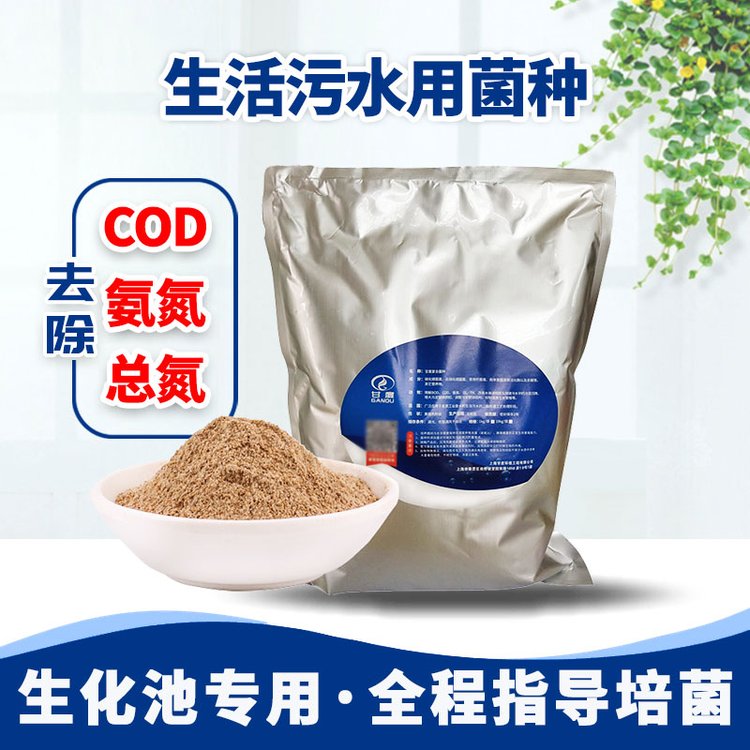 甘度生活污水處理菌種復(fù)合微生物菌劑一體化設(shè)備降解COD技術(shù)指導(dǎo)