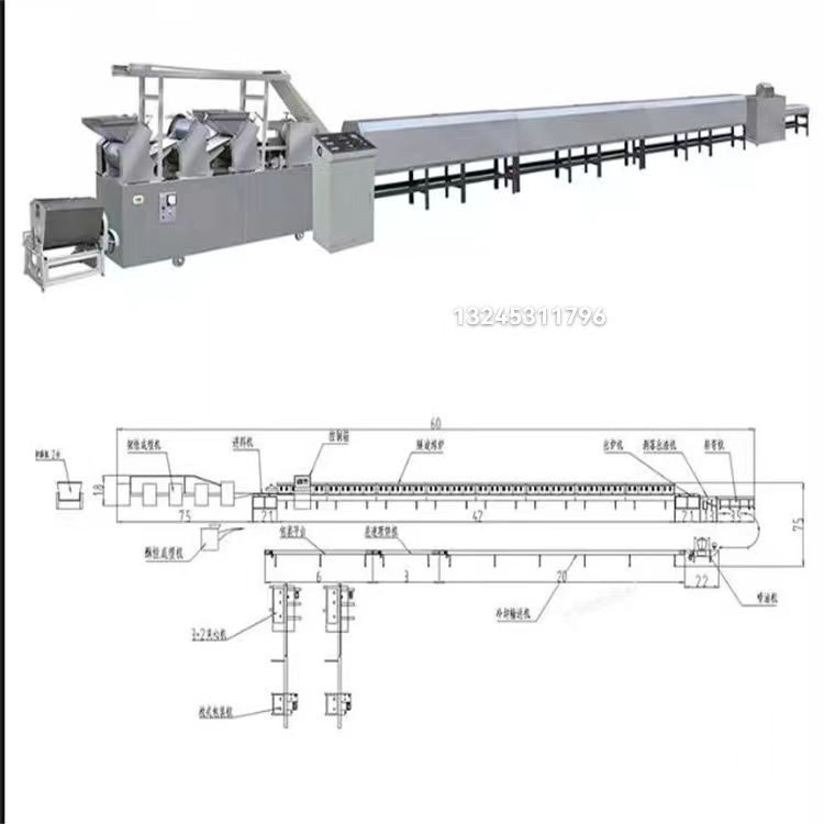 lz-280小型燃?xì)怙灨缮a(chǎn)線全自動(dòng)餅干機(jī)餅干成套設(shè)備