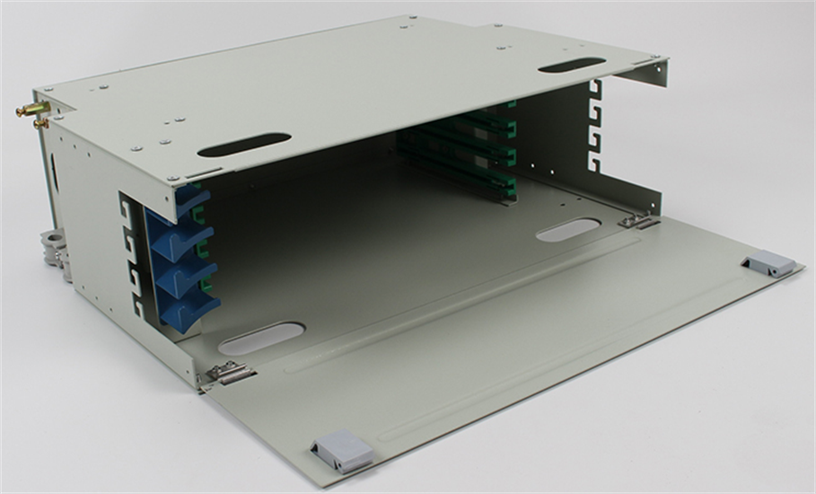 48芯ODF單元箱機(jī)架式48口ODF子框19英寸光纖配線架