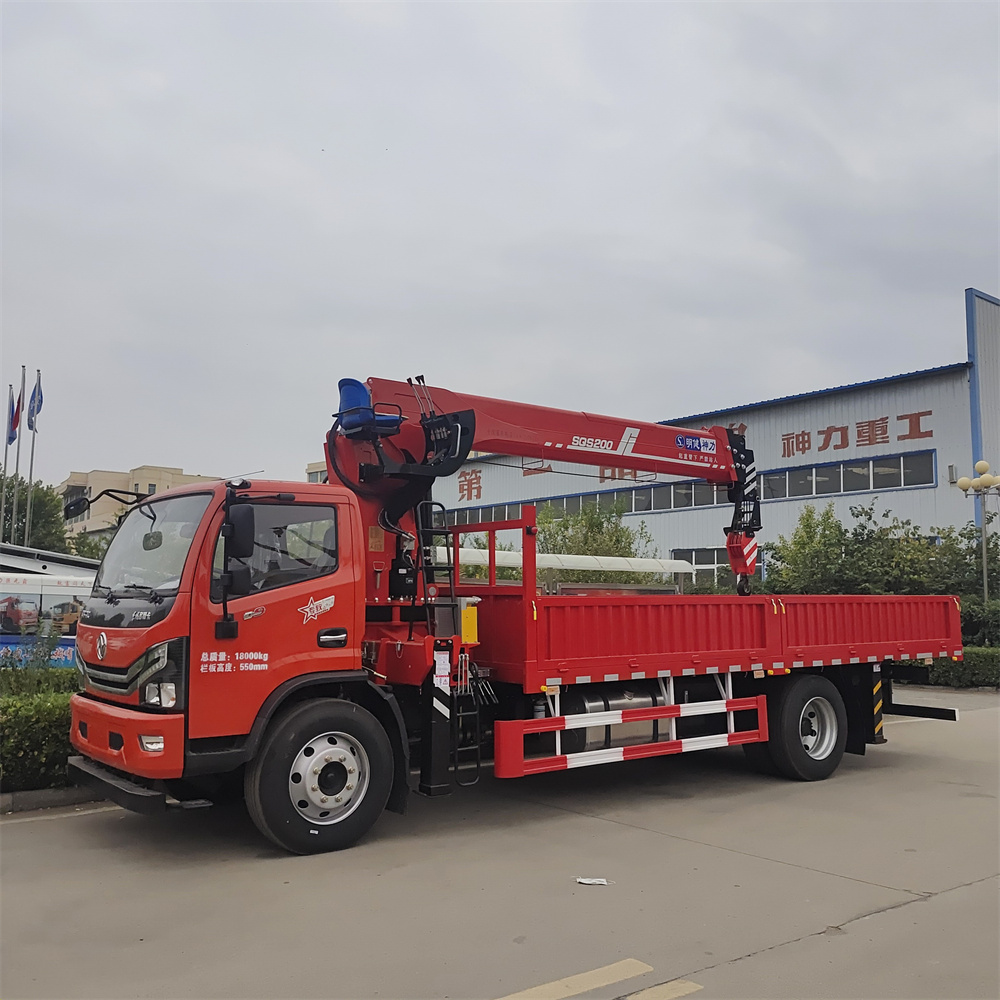 東風(fēng)D9隨車吊神力8噸4節(jié)臂隨車吊