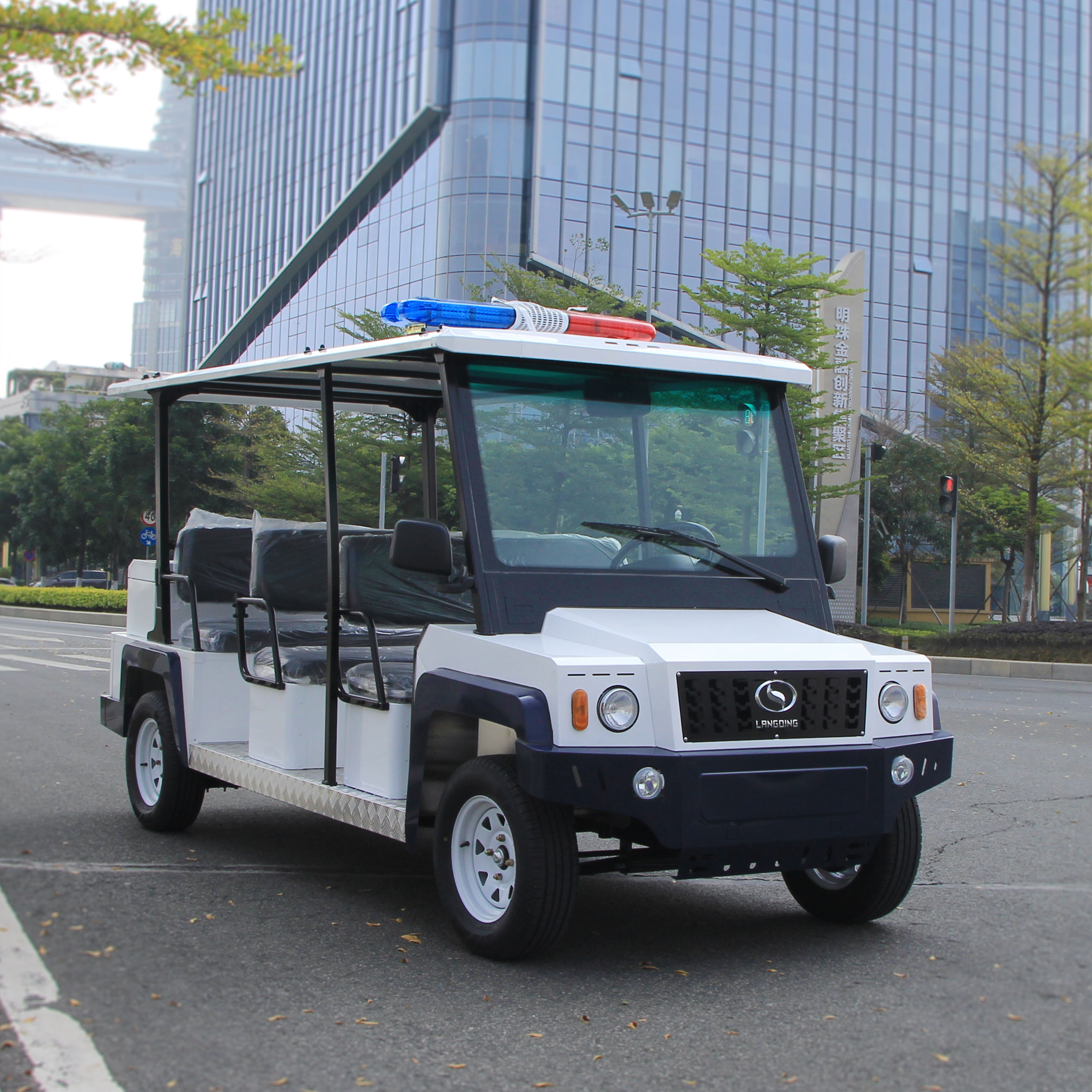 朗晴4座5座電動巡邏車電瓶巡查車新能源機(jī)場碼頭小區(qū)街道用定金