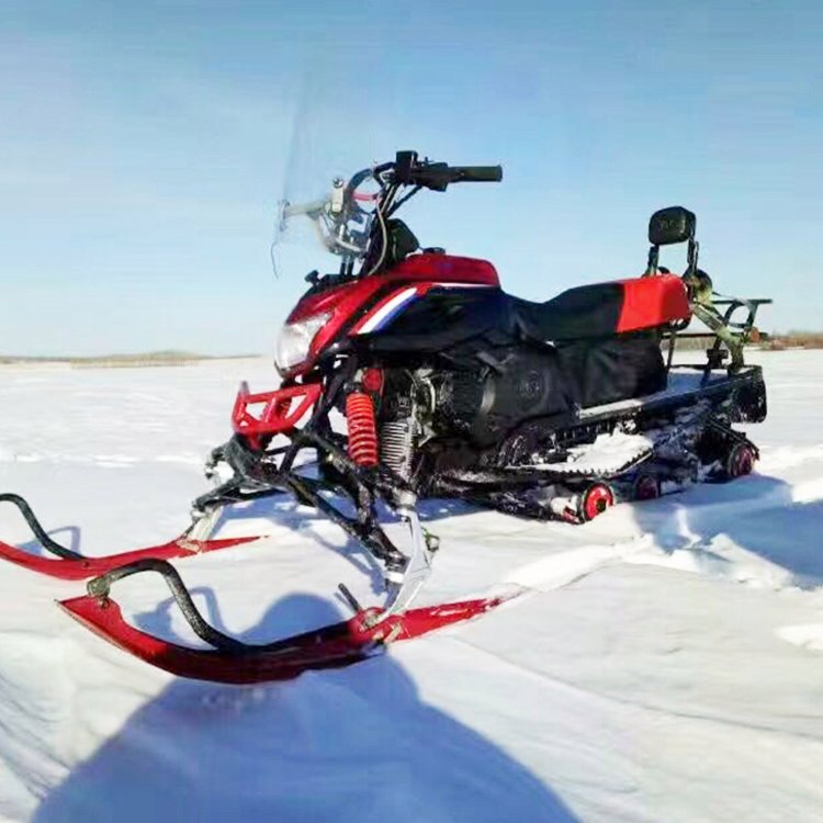 雙人履帶雪地摩托安全防摔雪上游玩項目滑雪車親子成人游戲