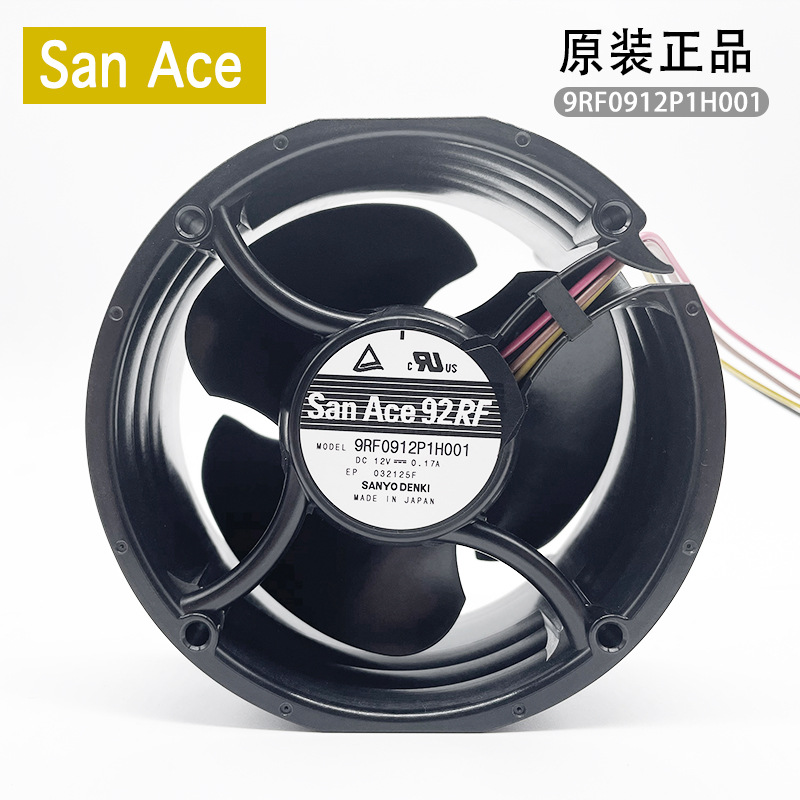 SanyoDenki9RF0912P1H001正反轉風扇92x38mm12V