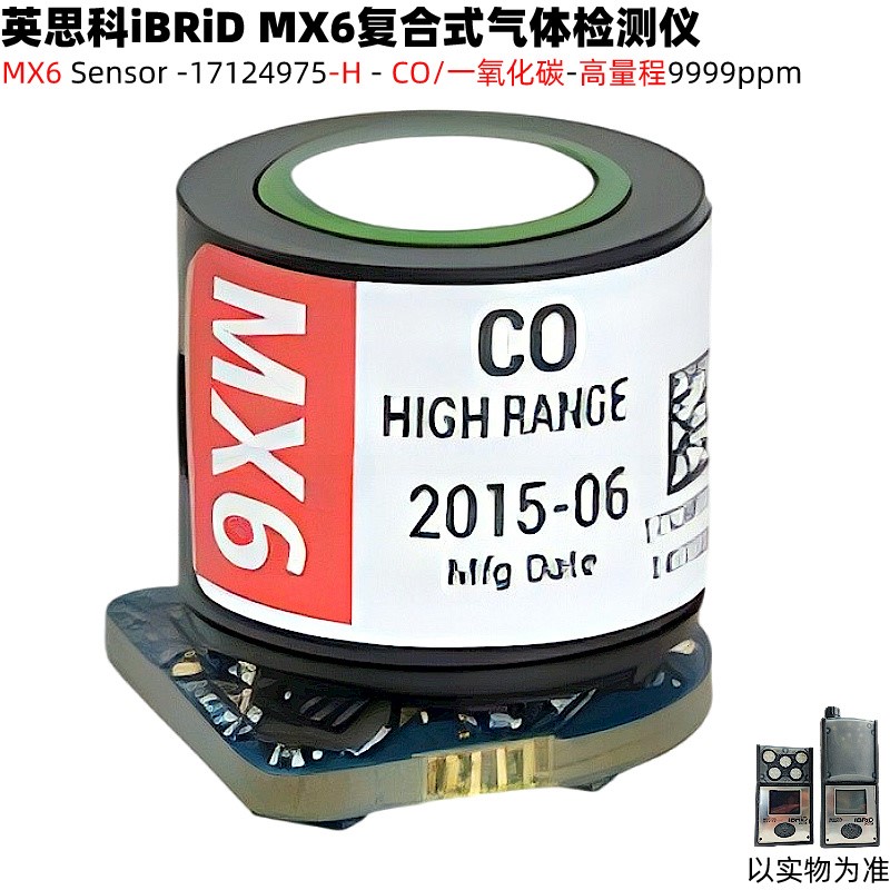 英思科MX6檢測(cè)儀配件17124975-H電化學(xué)9999ppm一氧化碳?xì)怏w傳感器