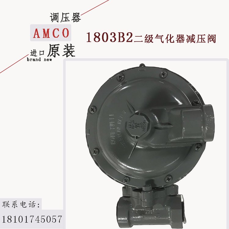 AMCO燃氣調(diào)壓器1803B2二級氣化器減壓閥DN25