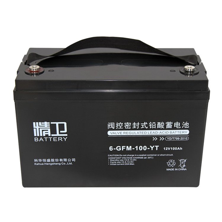 科華免維護鉛酸蓄電池12V100AH均衡性好6-GFM-100-YT