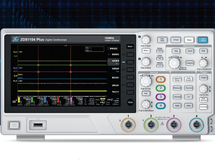 ZLG周立功ZDS1104Plus示波器質(zhì)量保障服務周到一站式