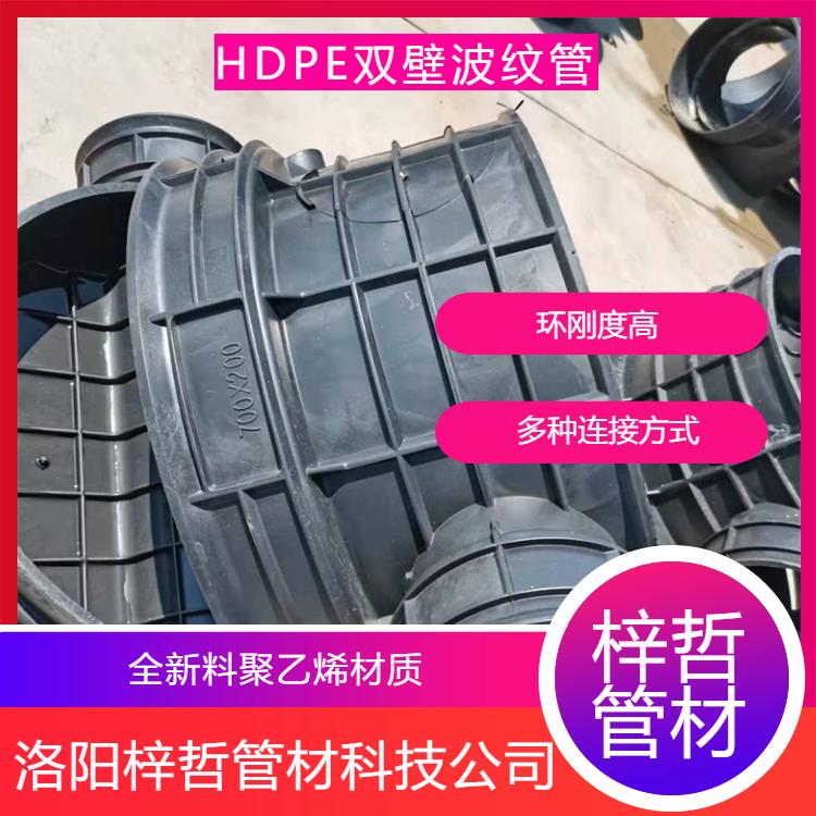 聚乙烯雙壁波紋管梓哲品牌DN200mm公路光纜保護雨污水排放用管