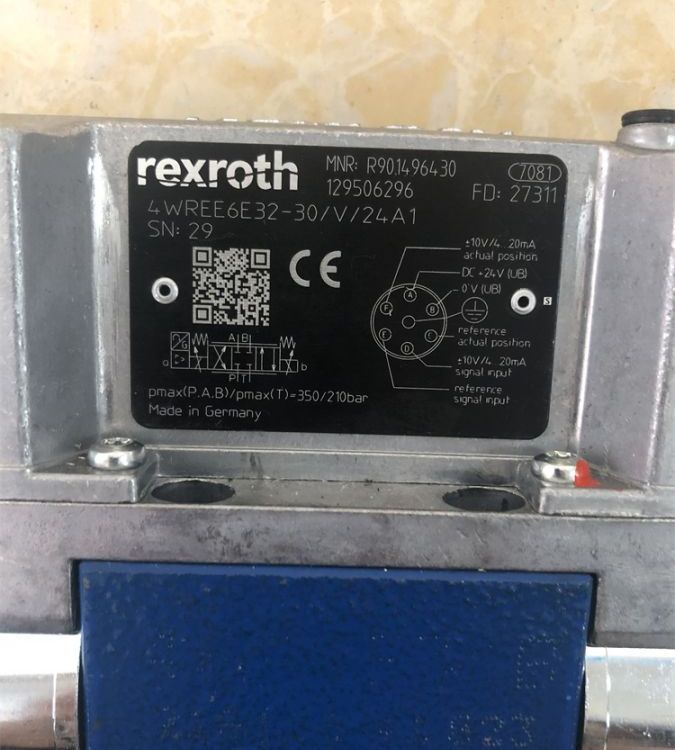 力士樂(lè)Rexroth比例閥R9014964304WREE6E32-30\/V\/24A1