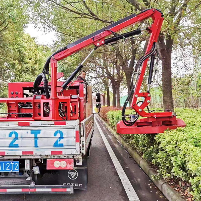 中具綠籬修剪機(jī)車載式邊坡綠籬機(jī)修剪樹枝灌木用