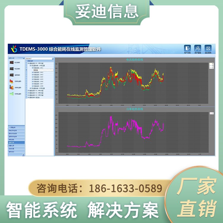 TDEMS-3000樓宇自控在線電能質(zhì)量監(jiān)測(cè)綜合能源管理系統(tǒng)妥迪