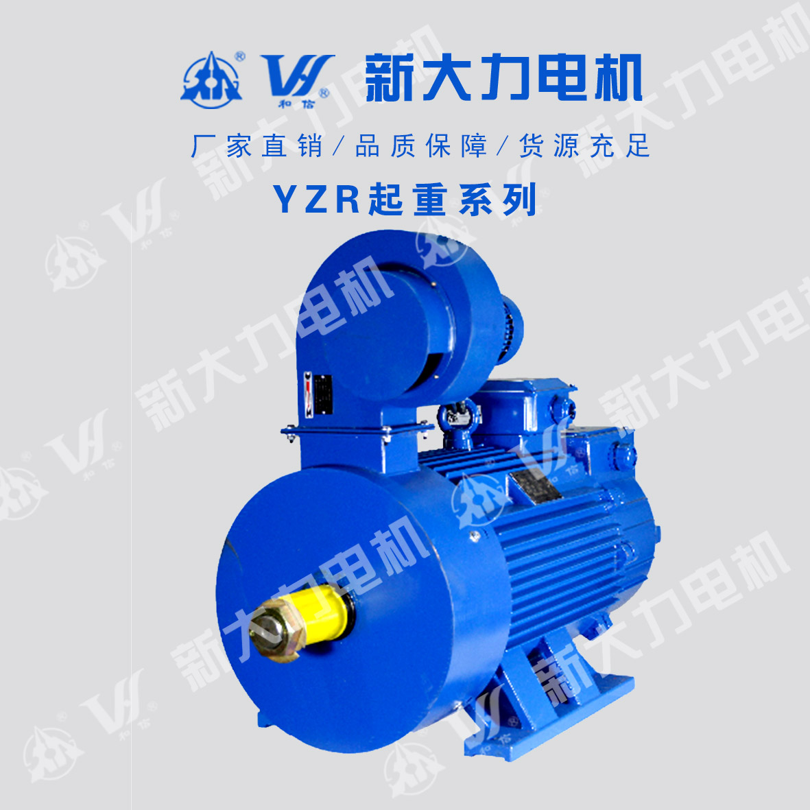 新大力電機YZR200L-622KW繞線轉(zhuǎn)子三相冶金起重電機