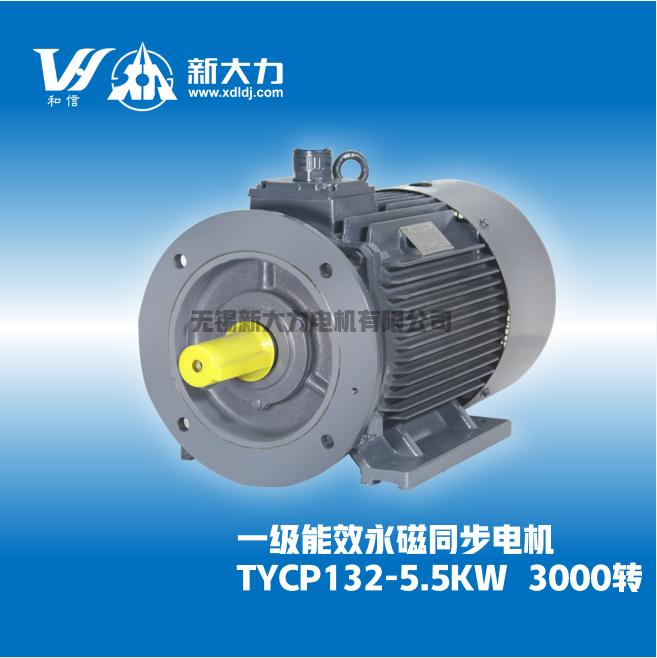 新大力一級能效永磁變頻電機(jī)TYCP132-8-5.5KW1000\/1500\/3000轉(zhuǎn)