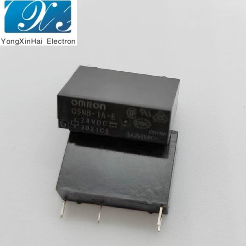 歐姆龍G5NB-1A-E-24VDC直流電壓單刀單擲5A電磁功率繼電器PCB安裝