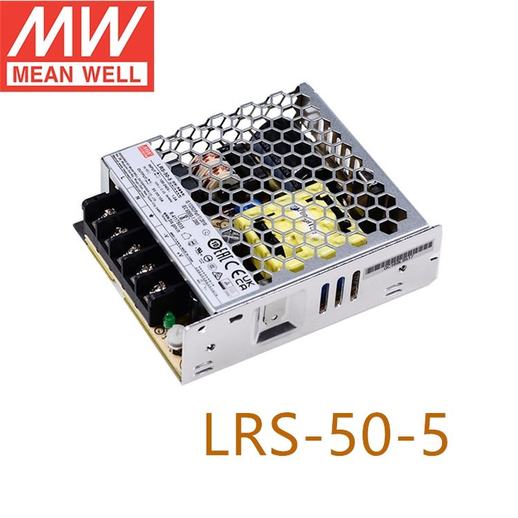 LRS-50-5明緯全新正品50w5v0-10a單組輸出封閉型開關(guān)電源供應(yīng)器